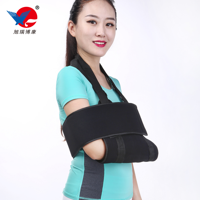Immobilizzatore per fratture del braccio del gomito Supporto per la spalla Tutore per spalla con imbracatura per braccio nero (1)